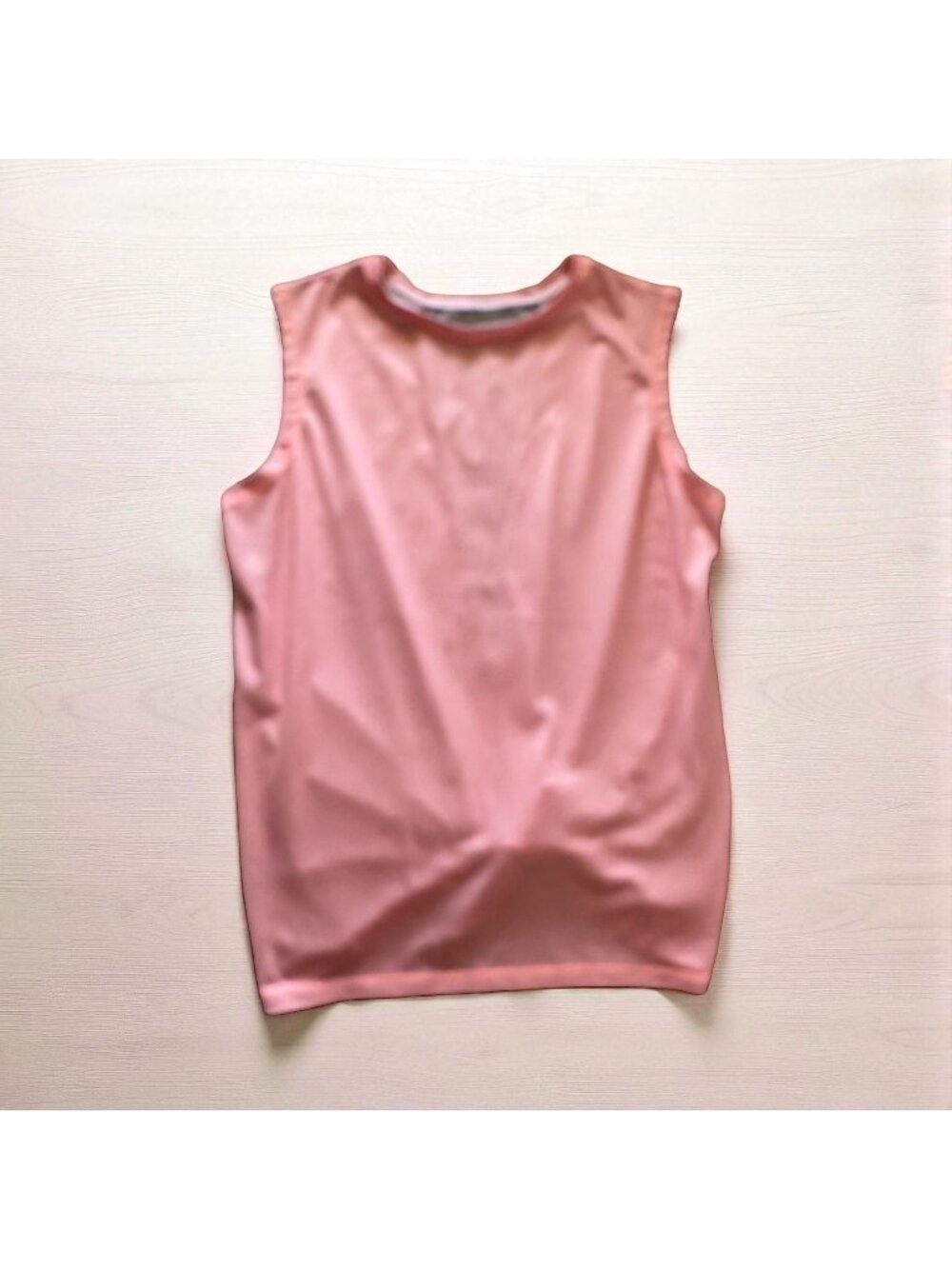 LUCKY IN LOVE x Bethanie Mattek Sand Peach Mesh Tieback Tank Sz M NEW